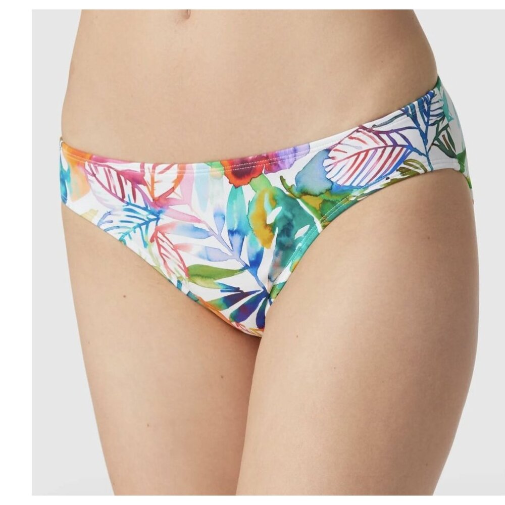 Lauren Ralph Lauren Tropical Caribbean Hipster Bikini Swim Bottom 8 Resort NWT
